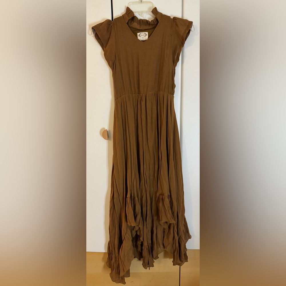 Joyfolie Mia Joy Brown Dress
